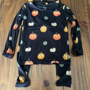 Kyte BABY Midnight Pumpkin PJ set